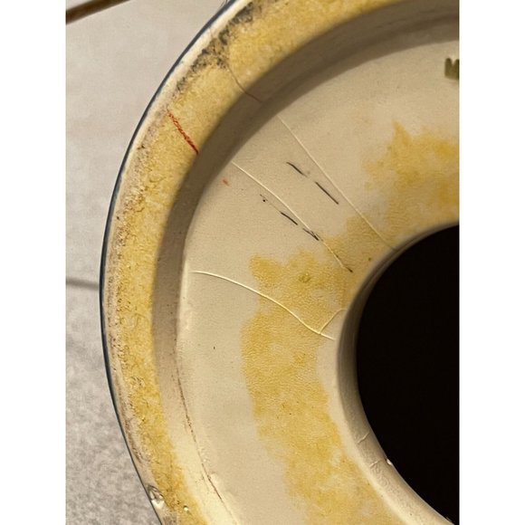 Vintage MOORCROFT POTTERY "BUTTERCUP" ceramic lamp blue with flowers rare! - Picture 13 of 16